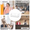 Marketing Holders 3.5" x 2" Single Pocket Gift Card Retail Holder Wall Mount with Hanging Hardware Reward Points Card Display Contact Business Card Holder Display Organizer Clear Acrylic