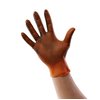 Venom Steel Maximum Grip Nitrile Gloves, 8 Mil Thick, Raised Diamond Texture for Grip, Puncture and Rip Resistant, Hi-Visibility Orange, One Size Fits Most (50 Count)