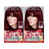 L'Oreal Paris Feria Multi-Faceted Shimmering Permanent Hair Color, R48 Intense Deep Auburn, Hair Dye Kit, Pack of 2