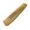 5MOONSUN5's Ox Horn Comb Premium Quality 100% Handmade Anti Static Natural Fine Horn pocket Comb Without Handle- Professional Detangling Massage Fine tooth Comb A Great Gift - (7.5 inch)