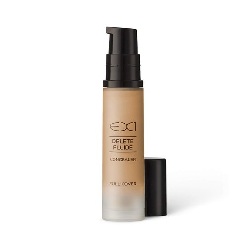 EX1 Cosmetics Delete Fluide Full Coverage Liquid Concealer Makeup Shade 4.0- Vegan, Oil free with Ultra-Blendable Formula for Seamless Finish
