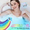 Rainbow Bath Bombs Gift Set, Handmade and Organic 8 Pcs Bath Bombs with Natural Ingredients,Gifts for Women and Kids,Birthday Gifts,Kids Christmas Gifts (Pack of 8)