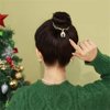 2PCS Butterfly Flower Ponytail Hair Accessories Hair Claws Clip Tassels French Style Hair Barrette Non Slip Jaw Banana for Women 041-2PCS#05