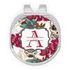 RNK Shops Personalized Sugar Skulls & Flowers Golf Ball Marker - Hat Clip - Silver