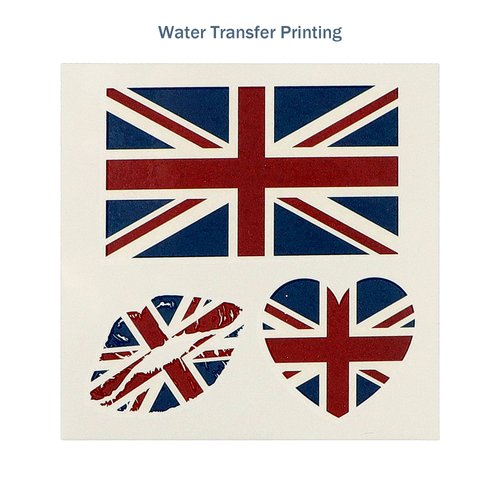 Temporary Tattoo USA / UK | 50 Sheets Patriotic Fake Tattoos| US, America Flag, British, United Kingdom, Union Jack Flag Tattoo Sticker | 4th of July Accessories | Patriotic Party Supplies | for Kids Adults