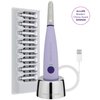 Michael Todd Beauty - Sonicsmooth – SONIC Technology Dermaplaning Tool - 2 in 1 Women’s Facial Exfoliation & Peach Fuzz Hair Removal System with 8 Weeks of Safety Edges