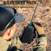 OneTigris Radio Holster for BaoFeng UV-5R BF-F8HP Nylon MOLLE Pouch for Walkie Talkie Rifle Mag (Black)