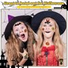 640 Pcs 80 Sheets Halloween Temporary Tattoos for Kids Halloween Waterproof Temporary Stickers for Halloween Makeup Halloween Party Favors for Kids Goody Bag Stuffers(Bat)