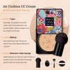 Mushroom Head Air Cushion CC Cream Foundation, Beauty Cream Exo Too BB Cream, Moisturizing, Long Lasting, Matte Concealer, Light Weight, WaterProof Liquid Foundation with 2PCS Mushroom Head