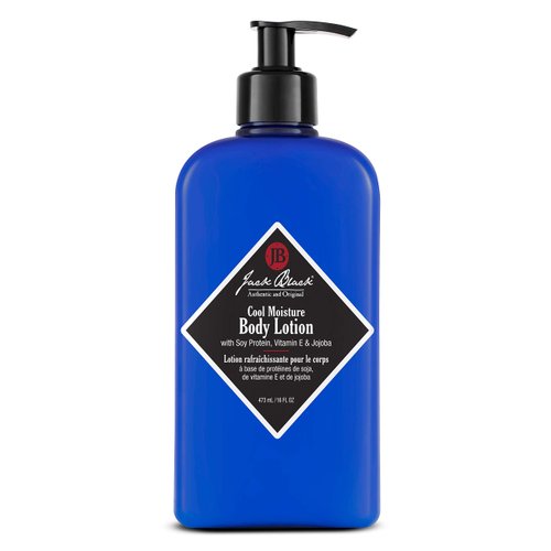 Jack Black Cool Moisture Body Lotion, 16 Fl. Oz. – Soy Protein, Vitamin E & Jojoba – Clean & Fresh Scent, Body Lotion for Dry Skin, Body Moisturizer, Body Cream for Men & Women
