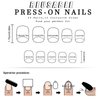 OHWODA Independence Day Press on Nails Square 4th of July Short Fake Nails Blue Red Patriotic False Nail Tips American Day Nails Designs Short Nails Press ons 24Pcs (style14)