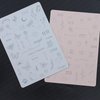 MARLLOGIVA 2pcs Tiny Tattoo Practice Skin Pad with more 80 Stencil Designs Perfect for Mastering Tiny Tattoo Essential Techniques (Pink Skin)