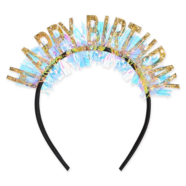 Semato Birthday Headband Birthday Crown Gold Birthday Girl Headband Happy Birthday Headband Tiara Birthday Headband for Women