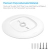 CaseBot Wall Plate for Ecobee3 Lite / Ecobee3 SmartThermostat, Practical Trim Kit, Easy Installation, Durable Polycarbonate Material, Stylish Design (White)
