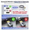 UANTIN DisplayPort to Dual HDMI Adapter | 4K 60Hz DP Source to HDMI Splitter Extended Display Adapter for Dual Monitors,Display Port Converter for NVIDIA, AMD Graphics Card