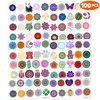 Generic 100PCS Mandala Temporary Tattoos - Indian Decorations Themed Stickers for Boys and Girls Birthday Party Supplies, Decorations, Favors, and Prizes - Cute Gifts, Gold