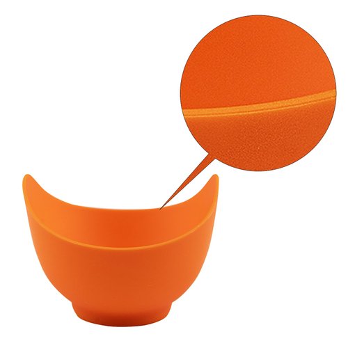 4 Pack Egg Poacher, BPA Free Silicone Egg Poachers, Egg Cups for Air Fryer, Thickened Stable Egg Cooker with Extra Oil Brush