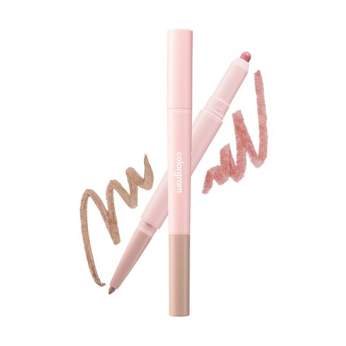COLORGRAM All In One Over-Lip Maker 02 Cool Pink | Versatile Lip Liner & Contour with Natural Shades, Matte finish, Bigger and Fuller Lips, Plumping effect, Smooth creamy texture