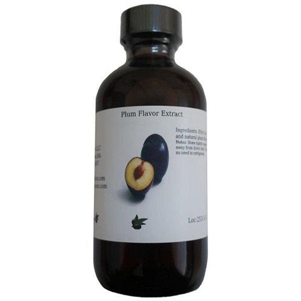 OliveNation Plum Natural Flavor - 4 ounces - Premium Quality Flavoring for Baking
