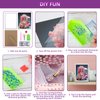 PracticeJQDEN 5D Diamond Painting, Arts and Crafts Kits for Kids, Gem Art Painting by Number Kits with Frame,DIY Arts and Crafts Birthday Gifts for Kids Girls