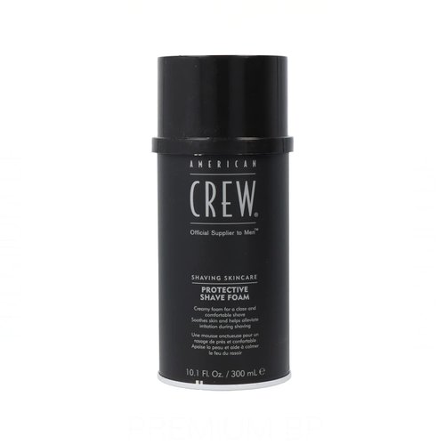American Crew Shave Cream for Men, Protective Shave Foam, 10.1 Fl Oz