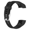 HUABAO Watch Strap Compatible with Garmin vivosmart HR+/ Approach X10/X40,Adjustable Silicone Sports Strap Replacement Band for Garmin vivosmart HR+/Approach X10/X40 Smart Watch (Black)