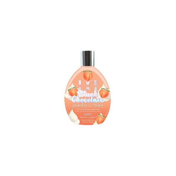 Brown Sugar Peaches & Cream 400X Double Dark Black Chocolate Bronzing Whip 13.5oz
