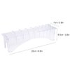 Watris Veiyi Clipper Guard Case, Professional Barber Comb Holder for Universal Hair Clippers (10 Slots, Transparent)
