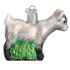 Old World Christmas Ornaments Farm Animals Glass Blown Ornaments for Christmas Tree, Pygmy Goat