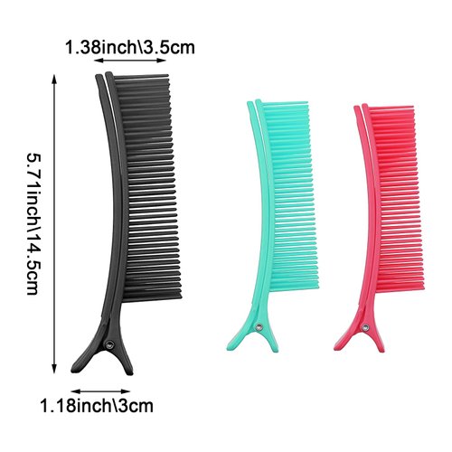 6 PACK Grip Clips for Hair Sectioning, Alligator Hair Clips Styling Sectioning Hair Clips for Professional Salon Home Styling Sectioning Haircuts Dying Hair DIY Accessories