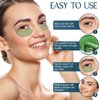 Under Eye Patches (60PCS), Aloe Vera & Collagen Eye Mask, Eye Patches for Puffy Eyes, Anti-Aging Eye Mask for Puffiness, Under Eye Mask for Dark Circles and Eye Bags, Hydrating Eye Gel Pads(green)