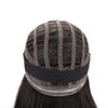 TOOCCI Bob 4x4 Lace Closure Wig Straight Short Bob Wigs Human Hair Middle Central Part Brazilian Virgin Hair Glueless Lace Front Wig for Women with Baby Hair 150% Density (Natural Black Color, 8inch)