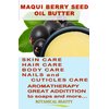 Botanical Beauty MAQUI BERRY SEED OIL BUTTER 100% Pure Natural VIRGIN UNREFINED Cold-Pressed for Face, Skin, Body, Hair, Lip, Nails. Rich in Vitamin E, Vitamin C (4 Fl Oz)