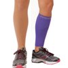 Zensah Calf/Shin Compression Sleeve - Made in the USA Single Leg Compression Sleeve for Shin Splint Relief, Recovery, Running (Purple, Small/Medium)