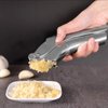 Premium Garlic Press, Stainless Steel, Easy to Clean Garlic Mincer, Durable Construction and Rust Proof