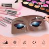 Makeup Practice Face Board, 3D Realistic Practice Makeup Face Set, Makeup Mannequin Face with Makeup Kit for Professional Makeup Artists Students and Beginners to Practice Eyes Eyeshadow Makeup