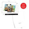 The Best Card Company - 10 Wildlife Thank You Greeting Cards w/Envelopes, Cute Animal Boxed Notes Stationery - Note to Selfie M6642TYG