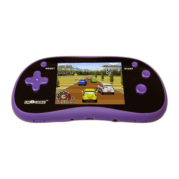 I'm Game 180 Games Handheld Player with 3-Inch Color Display, Purple