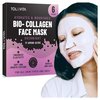 TOLEVITA Bio-Collagen Overnight Face Mask - Hydrating & Nourishing Sheet Mask with 17 Amino Acids, Improves Elasticity & Moisturizes, Softens Skin, Suitable for All Skin Types, 6 Pack