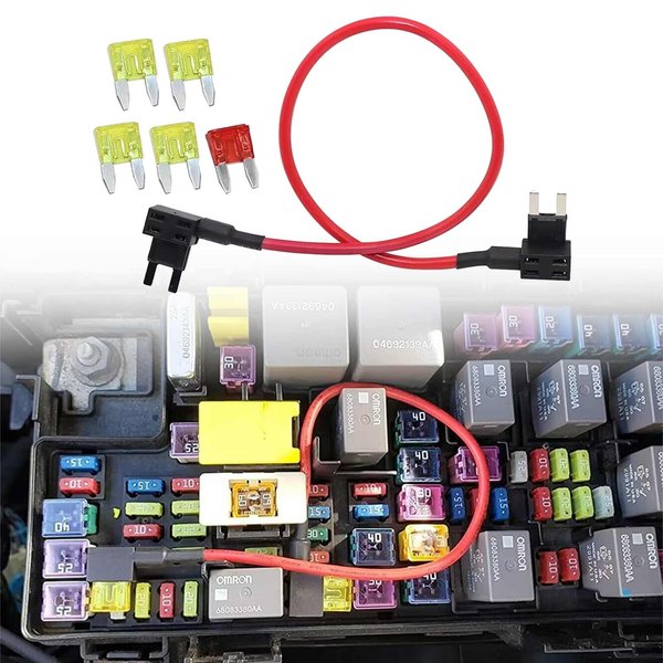 SecosAutoparts CBWPR091AA TIPM Repair Fuel Pump Relay Bypass Cable Kit fit for Town & Country Grand Cherokee Wrangler Liberty Grand Caravan for Dodge fit for VW for Jeep for Chrysler 2008-2016