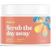 ASUTRA Dead Sea Salt Essential Oil Body Scrub Exfoliator (Vitamin C), 16 oz - Ultra Hydrating, Gentle, & Moisturizing - Coconut, Sweet Orange, Grapefruit, and Lemon Oils – Pink Himalayan Salt