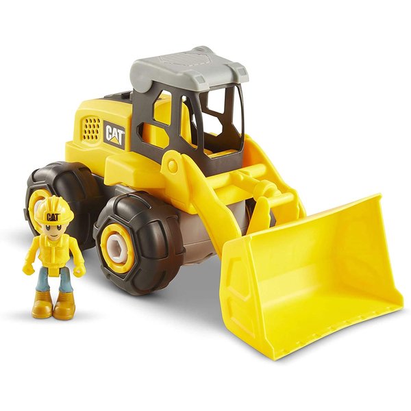 CAT Construction Toys, Construction Junior Crew, Build Your Own Excavator Building Toy, Ages 3 and up