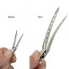 Hair Extensions Tool Kits with Fusion Heat Iron Connector Wand US Plug 50 Pcs Single Hole Heat Shield Guards 10 Pcs Hair Clips 50g Keratin Beads (Pink A Head)