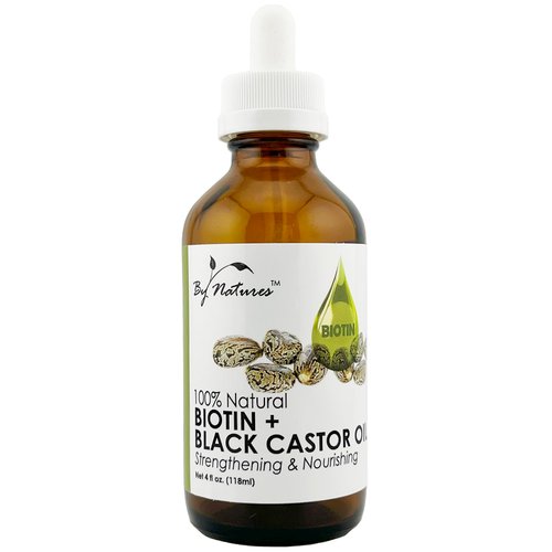 By Natures 100% Natural Biotin + Black Castor Oil 4.0 Fl Oz (Pack of 1)