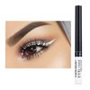 Kyannkara Liquid Eyeliner Colorful Matte Glitter Neon Eyeliner Pencil Pigmented Smudgeproof Long Last Gel Eye Liner（White）