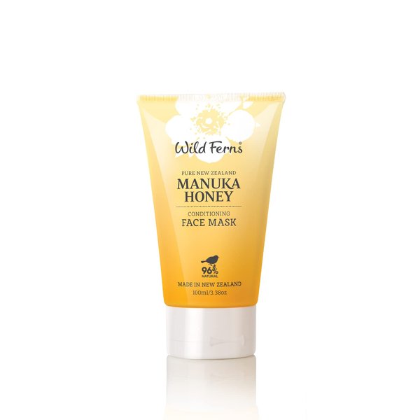 Wild Ferns Manuka Honey Conditioning Face Mask, 99% Natural, 100 milliliters