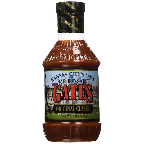 Gates Original Classic Bar-B-Q Sauce, 18 Ounce Bottle, Kansas City Style Barbecue Sauce