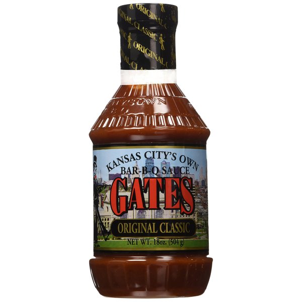 Gates Original Classic Bar-B-Q Sauce, 18 Ounce Bottle, Kansas City Style Barbecue Sauce