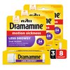 Dramamine All Day Less Drowsy, Motion Sickness Relief, 8 Count, 3 Pack