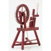 Classics by Handley Dollhouse Miniature Spinning Wheel, Mahogany
